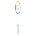 Wilson Badmintonschläger Champ 90 (kopflastig, steif) blau/grün - besaitet -